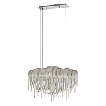 Люстра подвесная с металлическими цепочками и изогнутыми металлическими дугами 72 см Atlantis Chain варинант исполнения - 2 | Loft Concept в Челябинске