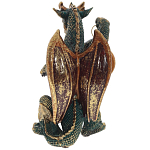 Часы в виде дракона Green Dragon with Clock варинант исполнения - 2 | Loft Concept в Челябинске