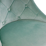 Стул в мятной велюровой обивке Ward Mint Velour Chair варинант исполнения - 5 | Loft Concept в Челябинске