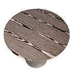 Стол барный круглый высокий с полосатым узором Zebroids варинант исполнения - 2 | Loft Concept в Челябинске