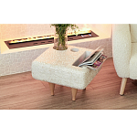 Керамический столик на деревянных ножках «Квадро» варинант исполнения - 7 | Loft Concept в Челябинске