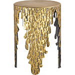 Столик дизайнерский Copper streaks варинант исполнения - 1 | Loft Concept в Челябинске