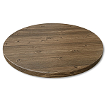 Стол журнальный c коричневой круглой столешницей на трех металлических ножках Charm Coffee Table варинант исполнения - 2 | Loft Concept в Челябинске