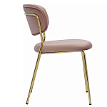 Стул Singer Chair без подлокотников Розовый Велюр варинант исполнения - 2 | Loft Concept в Челябинске