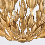 Люстра золотого цвета из множества металлических лепестков в форме тюльпанов Hinkley варинант исполнения - 5 | Loft Concept в Челябинске
