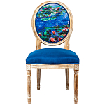 Стул из натурального бука с цветочным принтом Impressionism in Art варинант исполнения - 1 | Loft Concept в Челябинске