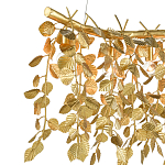 Люстра золотая с декором в виде веток эвкалипта Eucalyptus Branches варинант исполнения - 1 | Loft Concept в Челябинске