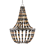 Люстра каплевидной формы с подвесками в виде декоративных бусин Flat Beads варинант исполнения - 3 | Loft Concept в Челябинске