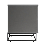 Тумба прикроватная цвета графит с ящиками Strict Lines варинант исполнения - 6 | Loft Concept в Челябинске