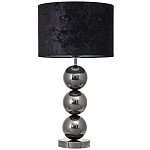 Настольная лампа с основанием в виде металлических сфер Balance Table Lamp Black варинант исполнения - 1 | Loft Concept в Челябинске