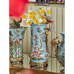 Ваза с птичкой из фарфора с бронзовыми элементами Garden of Eden варинант исполнения - 8 | Loft Concept в Челябинске