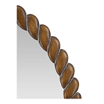 Зеркало с текстурной рамой из натурального дерева  Pine Wall Mirror варинант исполнения - 4 | Loft Concept в Челябинске