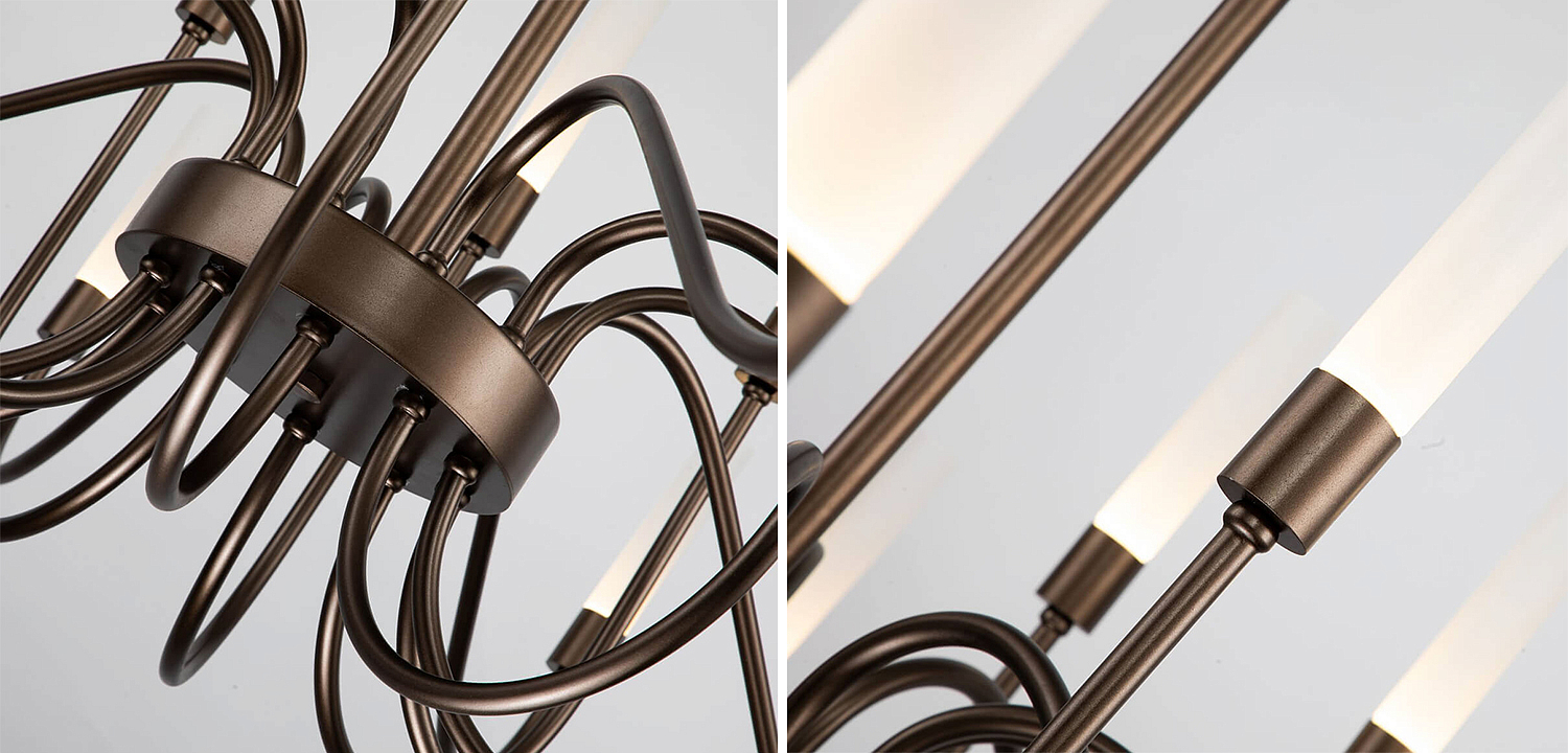 Люстра Faiber Brown Chandelier Люстра Faiber Brown Chandelier - Loft-Concept в Челябинске