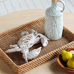 Статуэтка краб с детализированной текстурой в белом цвете Marine Accessories варинант исполнения - 6 | Loft Concept в Челябинске