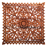 Панно из дерева квадратное Tracery Panel With Trees варинант исполнения - 1 | Loft Concept в Челябинске