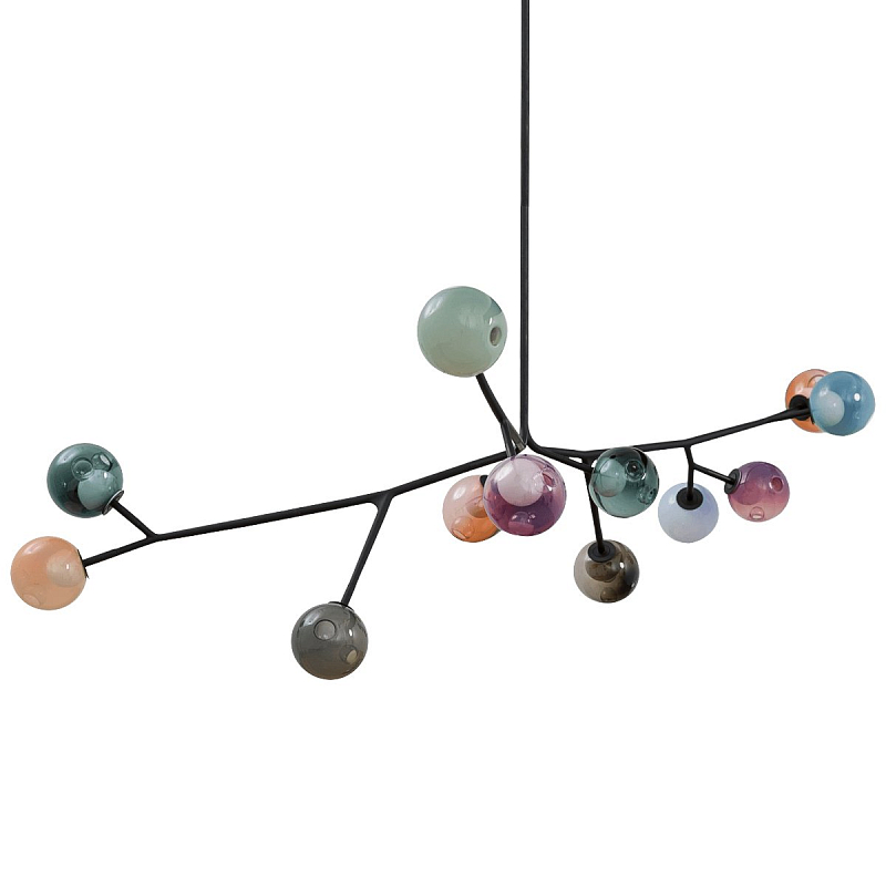 Люстра BOCCI 28 Armature Bespoke Chandelier Черный Мульти Люстра BOCCI 28 Armature Bespoke Chandelier Черный Мульти в Челябинске | Loft Concept