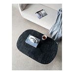 Столик кофейный черного цвета с овальной столешницей и круглым основанием Black Dalmen Table варинант исполнения - 9 | Loft Concept в Челябинске