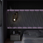 Гипсовая 3D Панель FLOCK варинант исполнения - 1 | Loft Concept в Челябинске