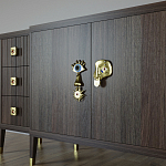 Большой Комод-буфет Elsa Dreams Walnut с ящиками варинант исполнения - 2 | Loft Concept в Челябинске