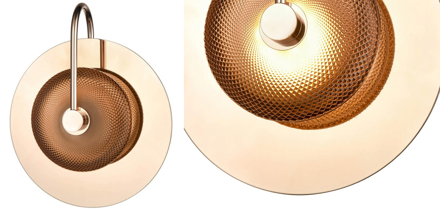 Бра Gold Disk One Mirrored Бра Gold Disk One Mirrored - Loft-Concept в Челябинске