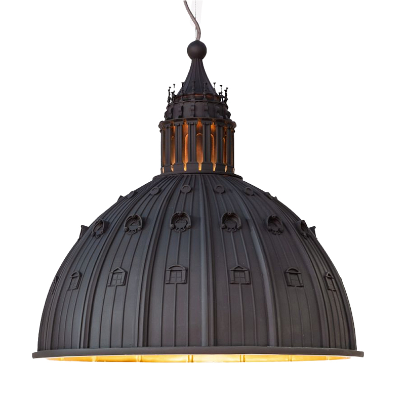 Подвесной светильник Seletti Cupolone Grey 70 Черный Подвесной светильник Seletti Cupolone Grey 70 Черный в Челябинске | Loft Concept