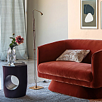 Приставной столик черного цвета AMORPHOUS варинант исполнения - 5 | Loft Concept в Челябинске