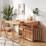 Обеденный стол раскладной из дерева Astiс Table варинант исполнения - 2 | Loft Concept в Челябинске