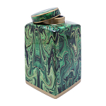 Ваза с малахитовым узором MALACHITE варинант исполнения - 3 | Loft Concept в Челябинске