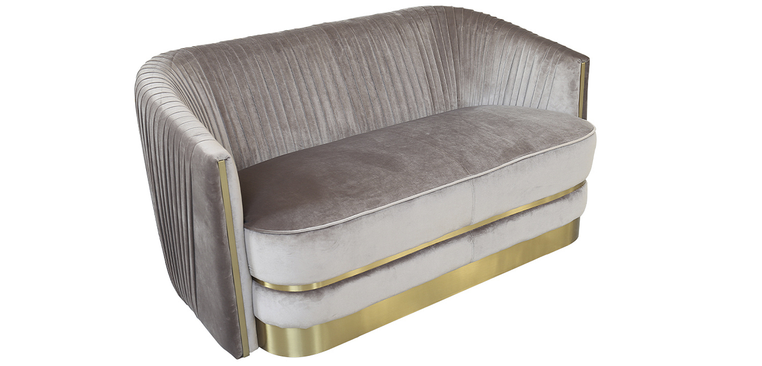 Диван двухместный велюр Bolger sofa Диван двухместный велюр Bolger sofa - Loft-Concept в Челябинске