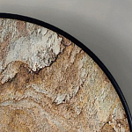 Бра с каменным диском в металлической раме Sandstone Painting варинант исполнения - 4 | Loft Concept в Челябинске