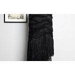 Напольная лампа черная с текстильными элементами "ЯРВИ" варинант исполнения - 4 | Loft Concept в Челябинске