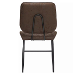 Стул с темно-коричневой обивкой из экокожи Benderson варинант исполнения - 4 | Loft Concept в Челябинске