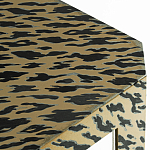 Дизайнерский кофейный стол с рисунком леопард Neytiri Beige Leopard варинант исполнения - 2 | Loft Concept в Челябинске