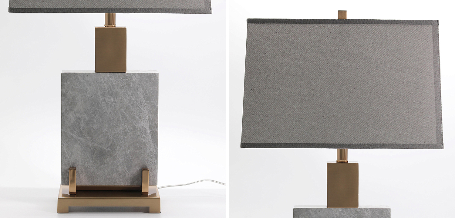 Настольная лампа Table lamp marble Grey Настольная лампа Table lamp marble Grey - Loft-Concept в Челябинске