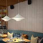 Подвесной вязаный белый светильник «Звезда Востока 01» варинант исполнения - 2 | Loft Concept в Челябинске