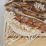 Большая Абстрактное Панно из веток и нитей Dryad Wall Art варинант исполнения - 3 | Loft Concept в Челябинске