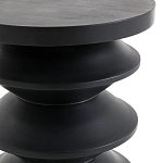 Фигурный приставной столик черного цвета AMORPHOUS варинант исполнения - 2 | Loft Concept в Челябинске