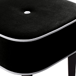 Квадратный мягкий пуф на черных ножках Winton Pouf Square варинант исполнения - 6 | Loft Concept в Челябинске