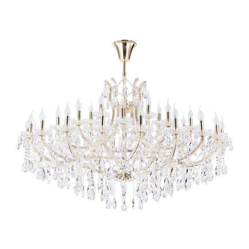 Люстра Pasquale Chandelier 35 Золотой Прозрачный Люстра Pasquale Chandelier 35 Золотой Прозрачный в Челябинске | Loft Concept