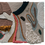 Тканый вручную текстильный гобелен Orchid варинант исполнения - 1 | Loft Concept в Челябинске