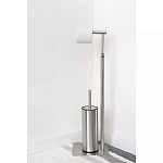 Держатель для туалетной бумаги с ершиком Chrome Bathroom Accessory варинант исполнения - 5 | Loft Concept в Челябинске