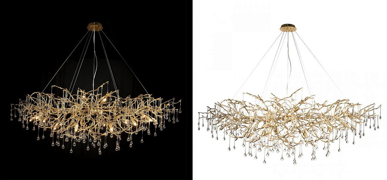 Люстра Crystal Drops bright Gold Люстра Crystal Drops bright Gold - Loft-Concept в Челябинске