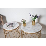 Столик дизайнерский The White Touch варинант исполнения - 4 | Loft Concept в Челябинске