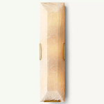 Бра прямоугольное высокое с мраморным плафоном Calling to Shine варинант исполнения - 1 | Loft Concept в Челябинске