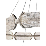 Люстра с 2-мя кольцами с текстурным природным рисунком IceFlame варинант исполнения - 7 | Loft Concept в Челябинске