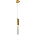 Подвесной светильник латунь Dew Drops Tube Brass Hanging Lamp варинант исполнения - 2 | Loft Concept в Челябинске