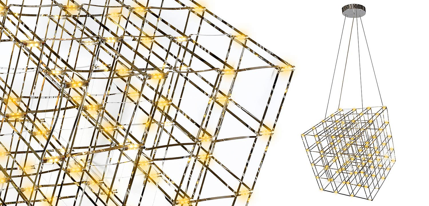 Люстра Moooi Tesseract Yellow lamp L Люстра Moooi Tesseract Yellow lamp L - Loft-Concept в Челябинске