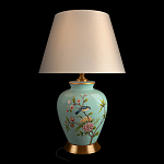 Настольная лампа голубая с изображением птиц Slip Away варинант исполнения - 8 | Loft Concept в Челябинске