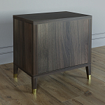 Тумба прикроватная с двумя ящиками Elsa Dreams Walnut варинант исполнения - 4 | Loft Concept в Челябинске