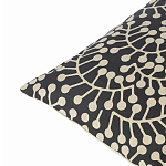 Подушка декоративная черного цвета Blossom Essence Grace варинант исполнения - 2 | Loft Concept в Челябинске